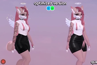 do furry vrchat avatar 3d vrchat avatar vrc furry nsfw sfw avatar vrc character