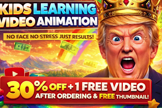 make engaging kids animation video with cocomelon style and nursery rhymes video