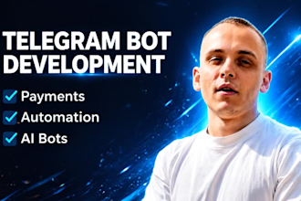 develop a custom telegram bot using python