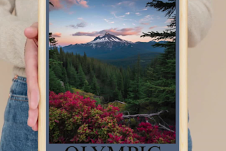 design a custom national park inspirational quote print
