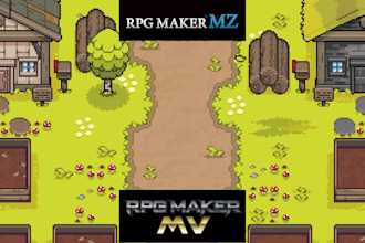 create professional rpg maker mv mz vx ace maps and custom tileset for your game