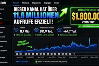 erstelle einen gewinnbringenden youtube automatisierungskanal und videos