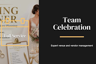 create a professional wedding planner and wedding itinerary