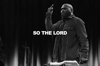 create cinematic church sermon bumper intro video, sermon series