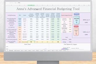 design editable excel google sheets budget tracker templates