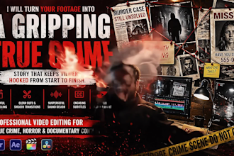 create viral ai faceless youtube storytelling videos, true crime horror niche