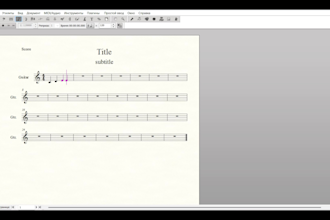 type music in finale 2014 notation editor