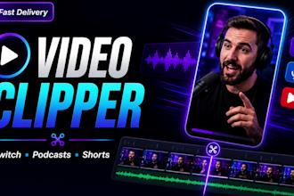 clipper video clipper twitch clipper stream clipper podcast clip video cutter