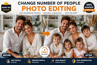 realistically add or remove anyone from your family photo