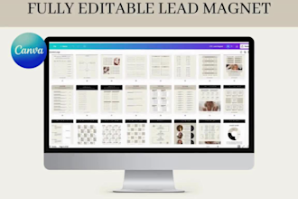do german workbook PDF lead magnet journal 2026 planners ebook guide in canva