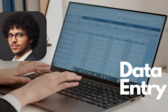 be your virtual assistant for data entry