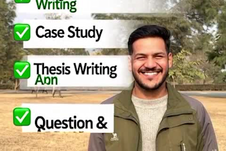 do assignment and case studies for the students