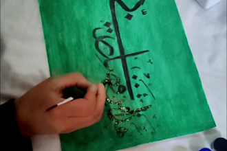 create custom handmade arabic calligraphy art