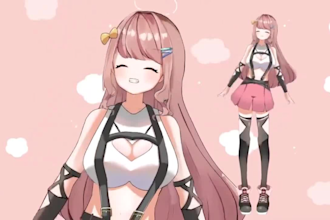 design and rig live2d vtuber model live 2d vtuber avatar and anime vtuber model