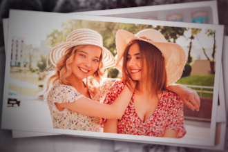 create photo slideshow video, memorial photo slideshow, mitzvah montage