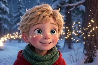 3d ai merry christmas video animation greetings ai christmas kids music video