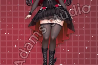 design and rig live2d vtuber model anime vtuber for vtube studio