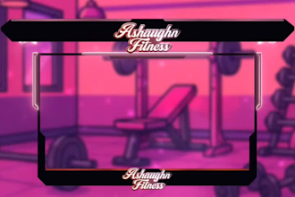 create a professional twitch animated overlay