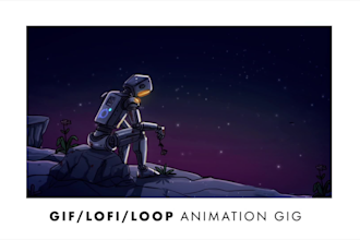 create seamless lofi animation or stream loop for youtube and twitch