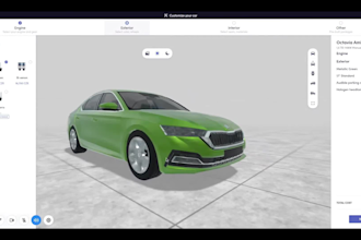 3d product configurator 3d car model automotive design for shopify website webgl