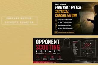 create a football opponent scouting report