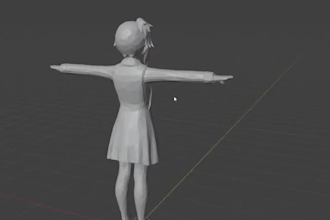 create a 3d gameready lowpoly model