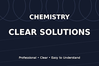 provide step by step solutions for math, physics and chemistry