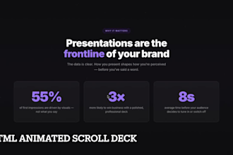 create professional presentation and slide decks
