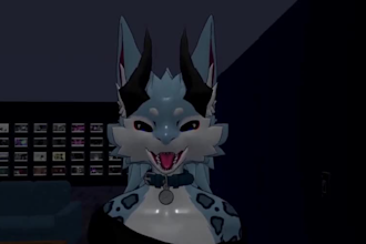 custom vrchat avatar 3d model vr character anime avatar furry fursona toggles
