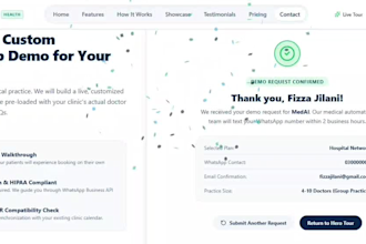 build an ai whatsapp chatbot for medical clinics and hospitals