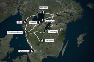 create travel route map animation, documentary map like vox or johnny harris