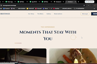build a handcoded website for your resort and business