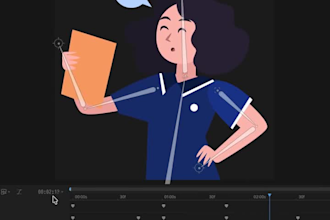 create interactive rive animation for you