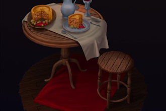 3d environment and prop designs