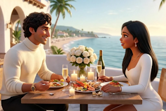 3d pixar style ai romantic storytelling 3d disney animation 3d ai proposal video