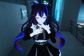 custom vrchat avatar, vrc avatar, vr character, nsfw 3d model vr chat humanoid
