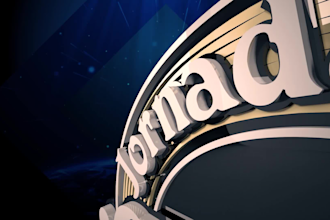create 2d 3d logo animation and animated intro video