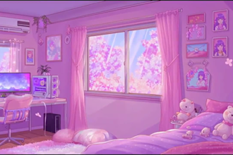 make a custom animated background for your game, twitch, vtube stream overlay