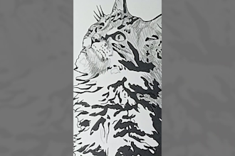 draw a custom pet portrait as the perfect gift for pet lovers