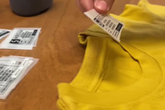 design clothing label, hang tag, clothing tag, neck wash label