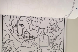 create cozy, bold, and easy coloring book illustrations