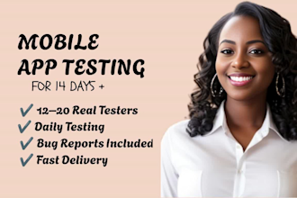 provide app testing, closed testing and google play testers for app approval