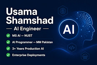 develop ai ml nlp computer vision and automation solutions