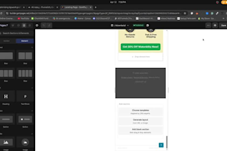 design and build a high converting gempages landing page