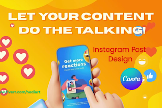create modern instagram posts and short promo videos