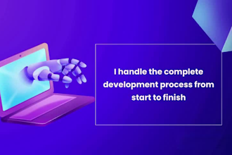 design and develop a custom webflow website with animations and cmd
