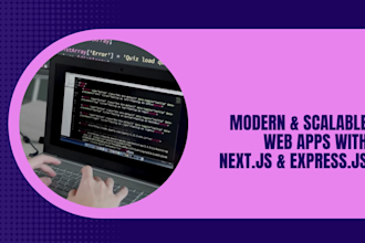 build a modern web application with next js and express js
