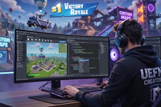 create 3d game level fortnite uefn map and verse script in unreal engine