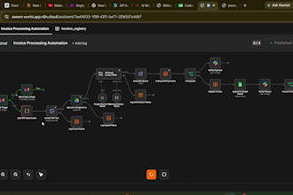 build a custom n8n workflow to automate invoice extraction and approval