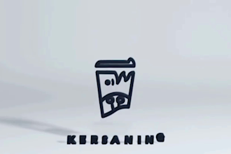 create 2d 3d logo design and motion graphic